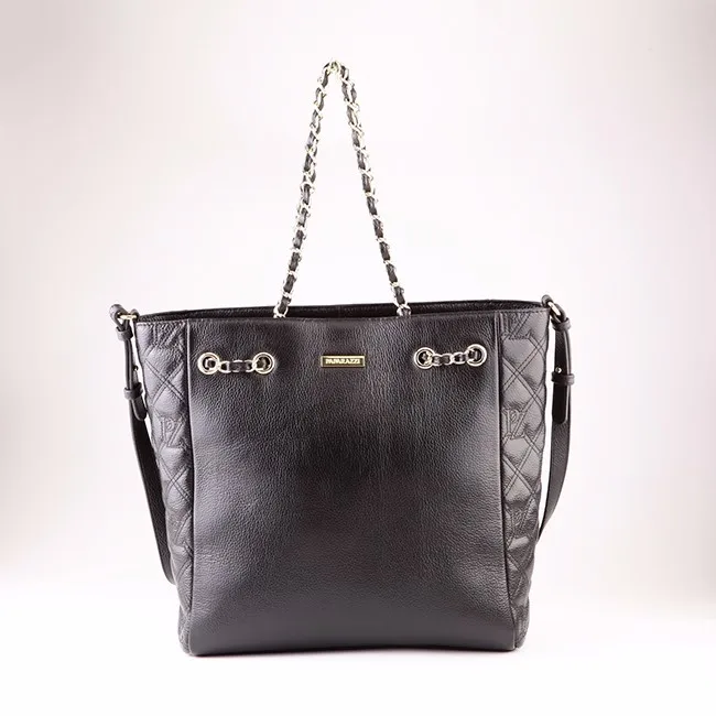 5154-New arrival design high end logo embroidery soft leather tote bags