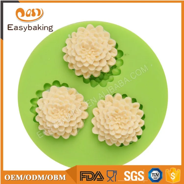 ES-4037 Hot product flower silicone fondant decoration mold cake tools