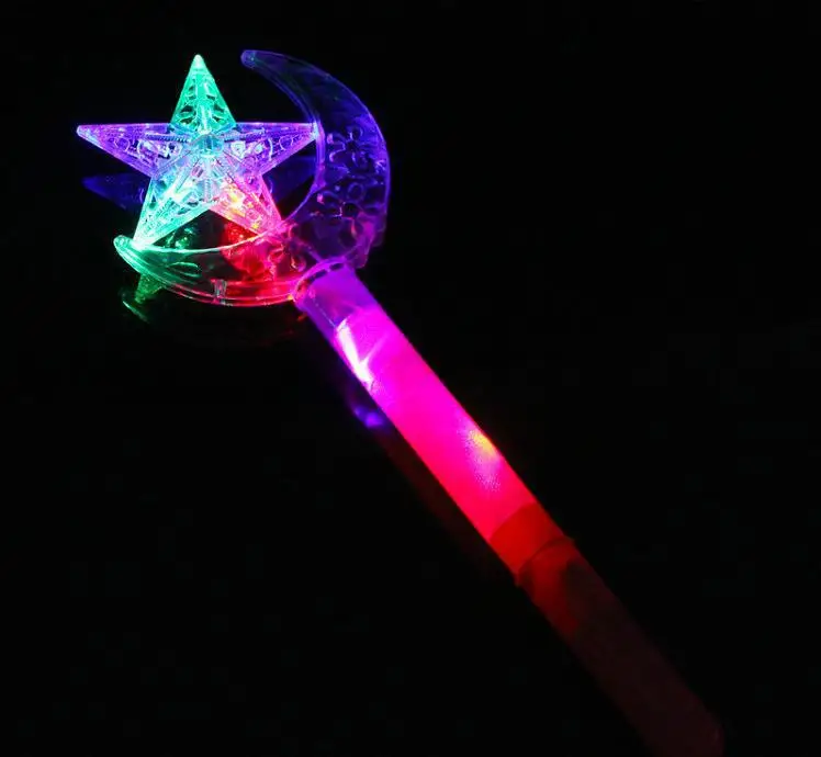 Wholesale Moon And Stars Led Sticks Flashig Party Flashing Light Stick ...