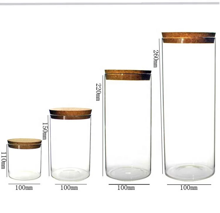 Manufacture Direct Supply Glass Jar Cork Lid Buy Glass Jar Cork Lid