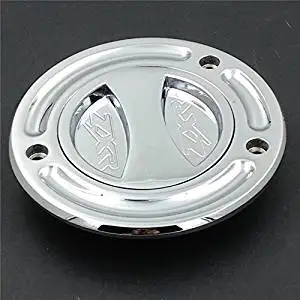 XKMT- Motorcycle Chrome Keyless Gas Cap Twist Off Fuel Tank Cap For Kawasaki ZX-14R/ ZZR1200 /ZRX1200R /Z1000 /ZX-10R /ZX-9R /ZX-6RR /ZX-6R