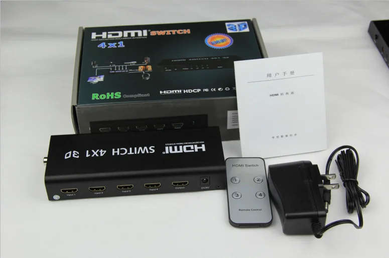 Sfx 4 Port 4x1 Hdmi Switch 4 In 1 Out With Audio Out Optical Spdif