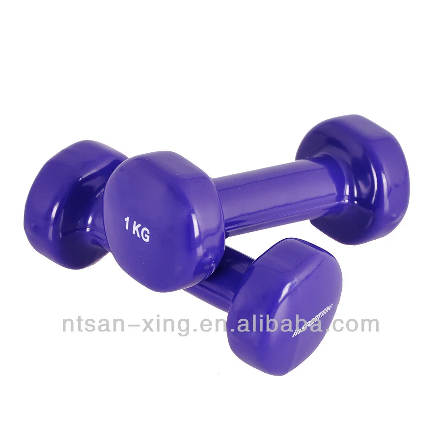 Ev Fitness Egzersiz Bayanlar El Ağırlıkları Dambıl Vinil Dambıl Seti