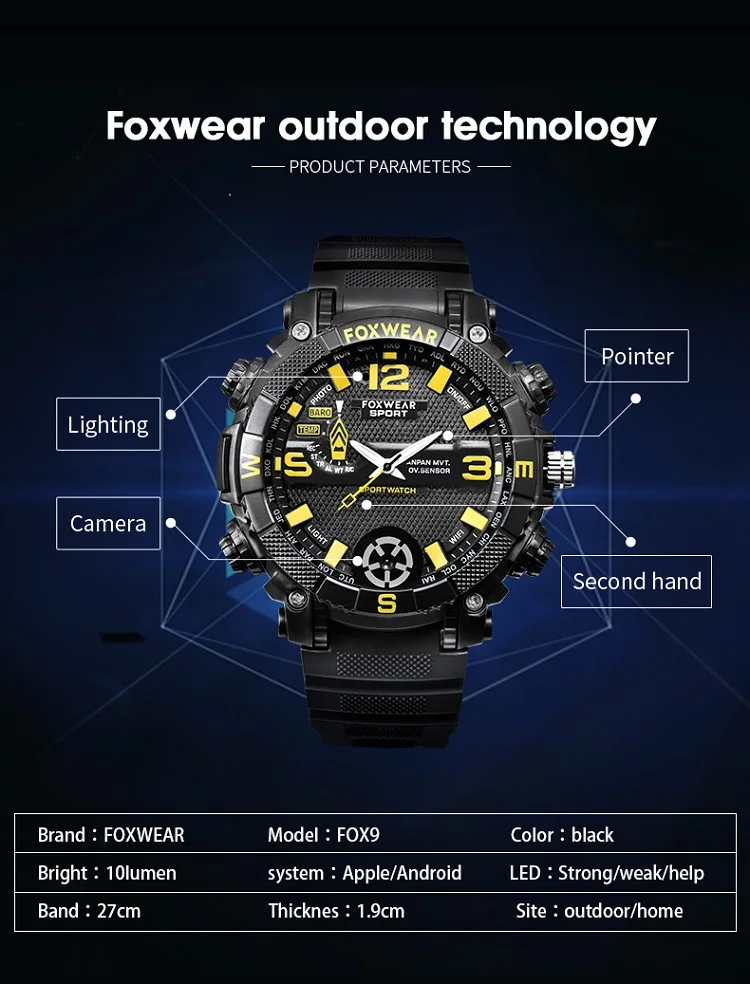 Low Price Hidden Spy Camera Watch With Mini Video Recorder Camera Built