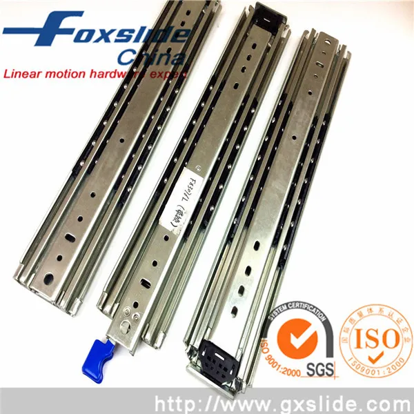 800mm Heavy Duty 225kg Locking Drawer Draw Slides Glide Rails