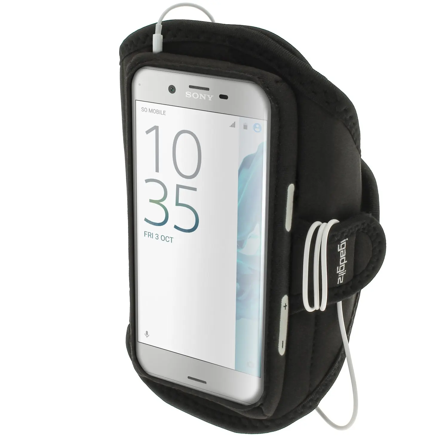 Cheap Xperia Zr Water Resistant find Xperia Zr Water Resistant Get Quotations · iGadgitz Water Resistant Black Sports Jogging Gym Armband for Sony Xperia XZ