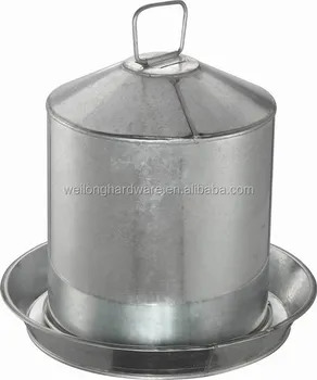 High Quality Metal Galvanized Chicken Poultry Drinkers And Feeders