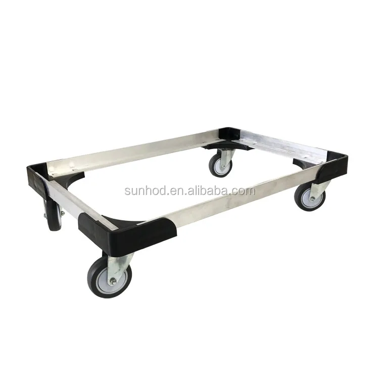 Easy Moving Dolly For Box Crate Container Plastic Garden Heavy Duty