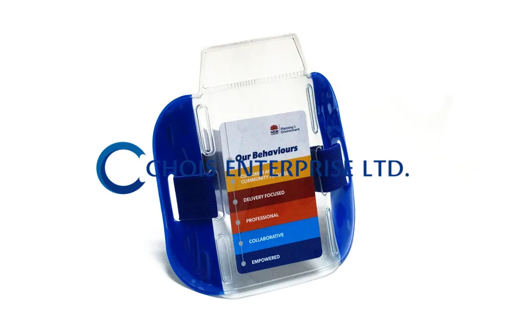 Security Armband Holder Arm Band Badge Holder With Flexible Elastic