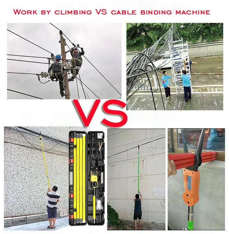 High Efficient Automatic Cable Hanging Attachment Machine For Fiber ...