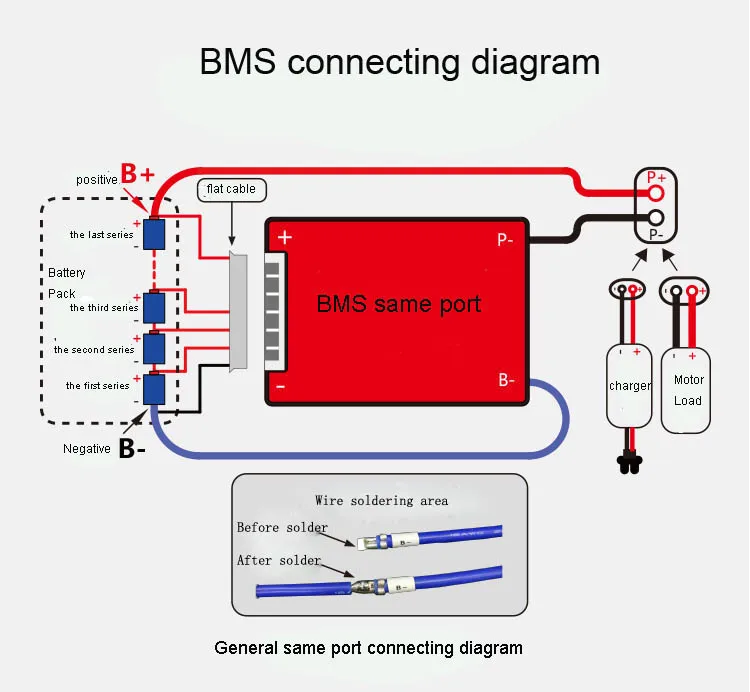 Bms 5s 50a схема подключения