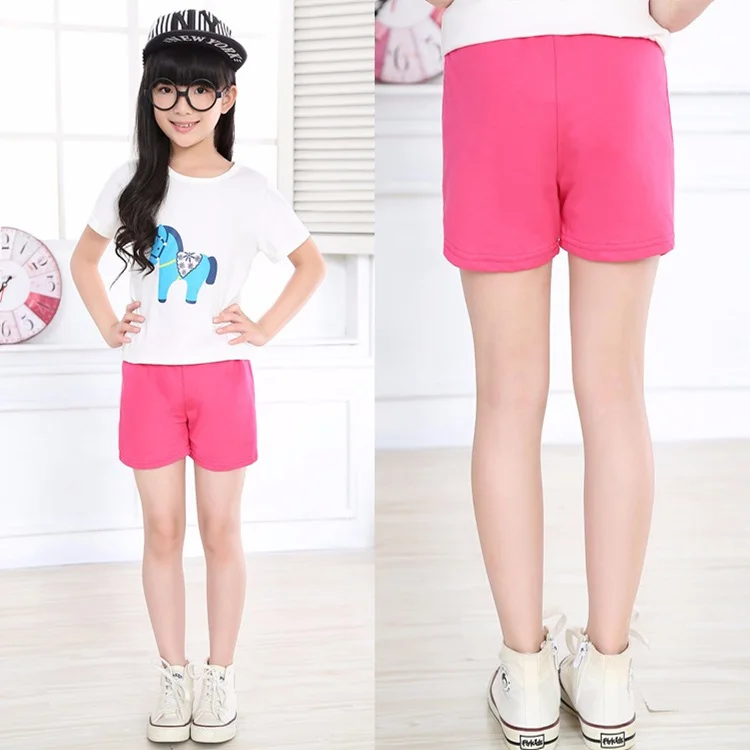 Custom Candy Color Girls Shorts Hot Summer Boys Beach Pants Shorts Kids Trousers Children Pants