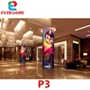 Interior design P3 mini indoor soft mask foldable flexible led screen display