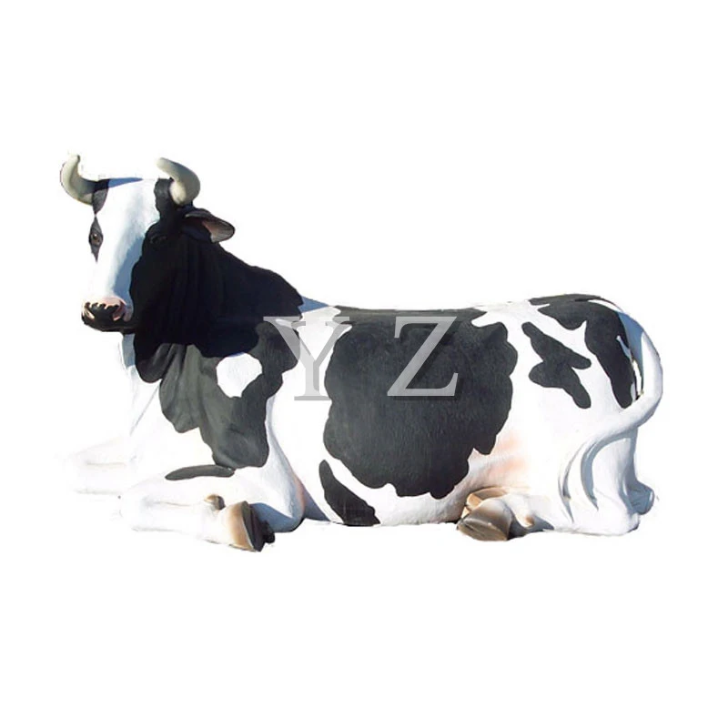 life size resin calf