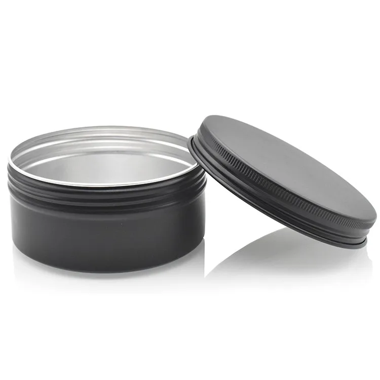 Colored Empty 30ml 50ml Aluminum Jar Gold Black White Red Cosmetic Hair