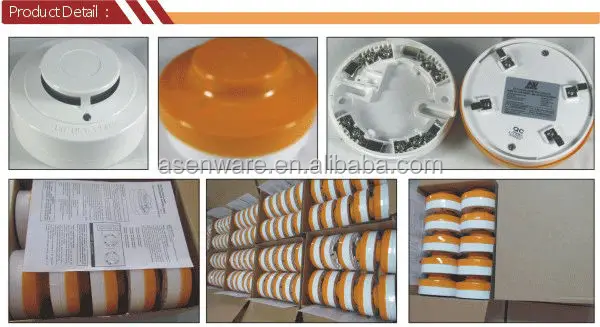 Asenware linear conventional fire alarm rate to rise heat detector