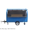 Support customization whole size 4m mobile food kiosk food truck food carts van ice cream cart in China for sale