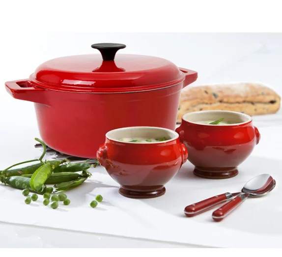 Cook's Companion Enameled Cast Iron Cookware Set La Sera Cookware Buy