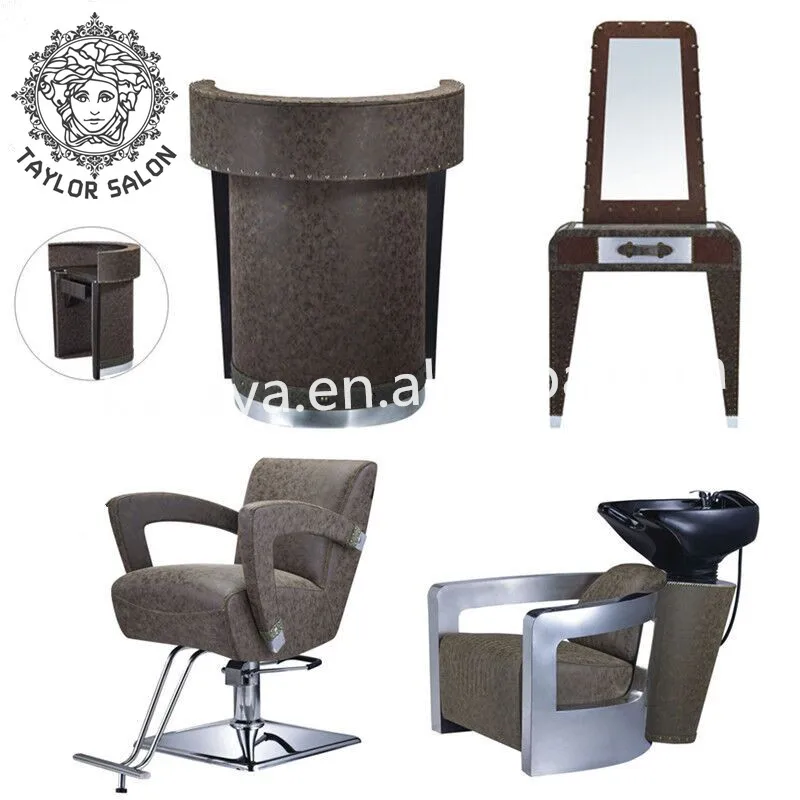 Hair Salon Washing Chair White Shampoo Station Shampoo Chairs With