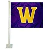 Williams University Large College Car Auto flag 12" x 15"