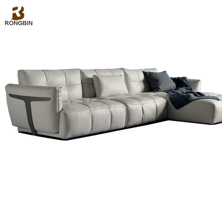 Foshan Luxury Sectional Leather Sofa Manufacturer Elegant High End Italy Living Room Natuzzi