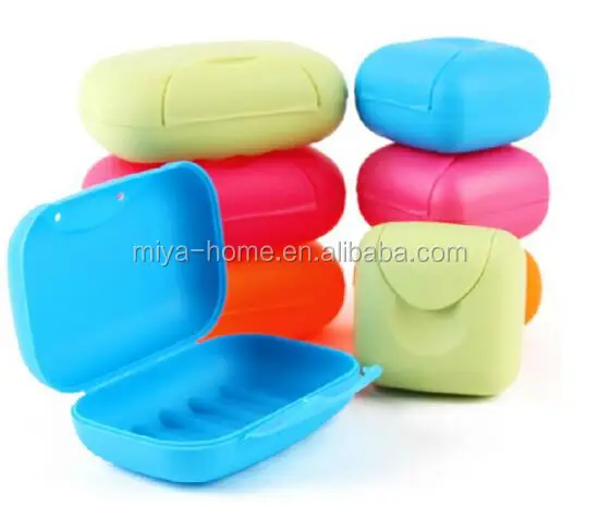 Travel Soap Dish Box Case Holder Container Wash Shower Home Bathroom ...