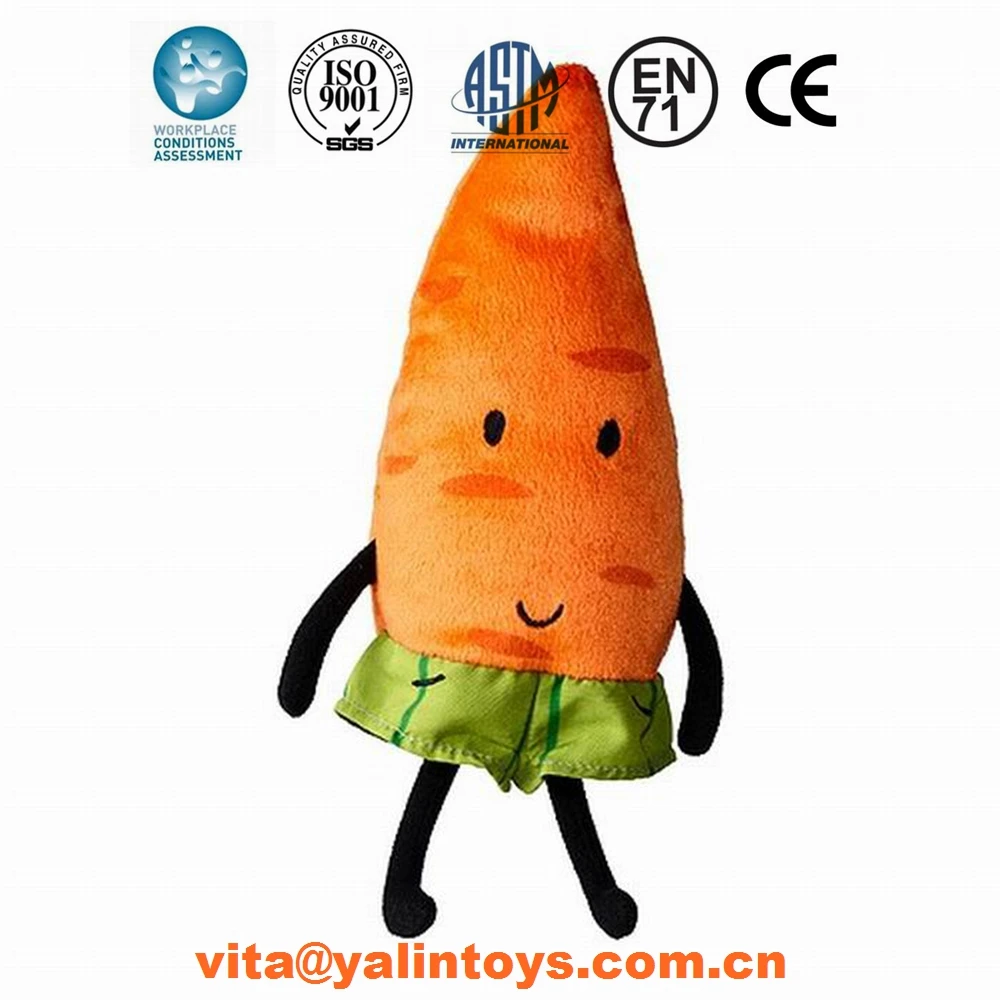 vegetable plush toys