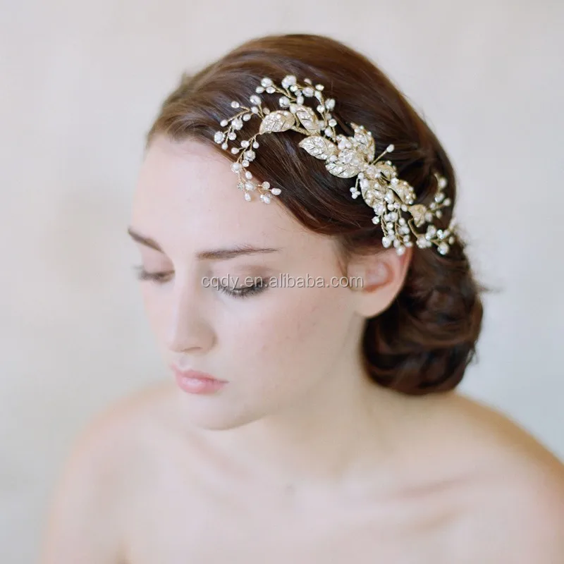 2016 Mode Elegant Bijoux Epingle A Cheveux Avec Peigne D Or Plaque Or Africain Femmes Mariage Mariee Cheveux Accessoires Buy Accessoires De Cheveux De Mariage Epingles A Chignon Acrylique De Mode Epingles A