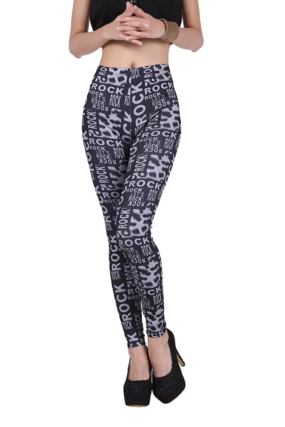 printed leggings pants