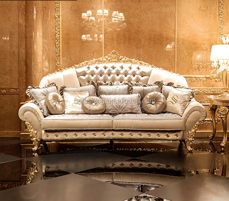 OE-FASHION New European Fashionable Style Villa Living Room Couch Sofa ...