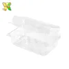 Disposable transparent rectangular salad box plastic blister fruit box biodegradable fruit and vegetable box