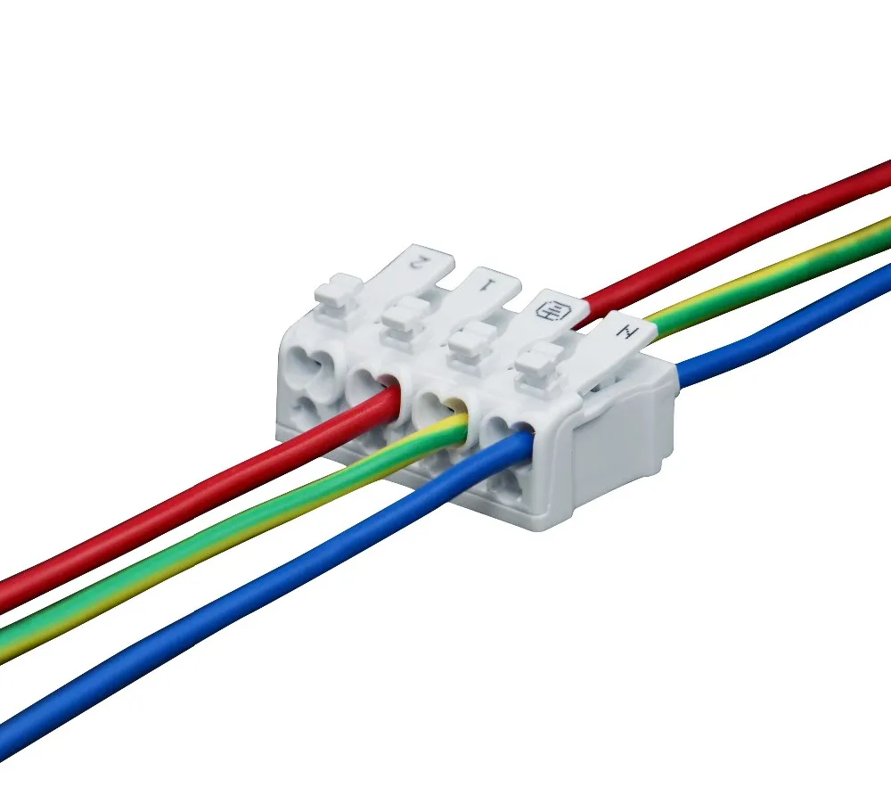 Screwless 3 Pin Push In Wire Connector For Led Lighting Buy 3 Pin