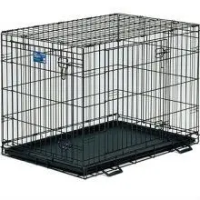 Midwest Life Stages Folding Double Door Dog Crate 36 1636dd Buy