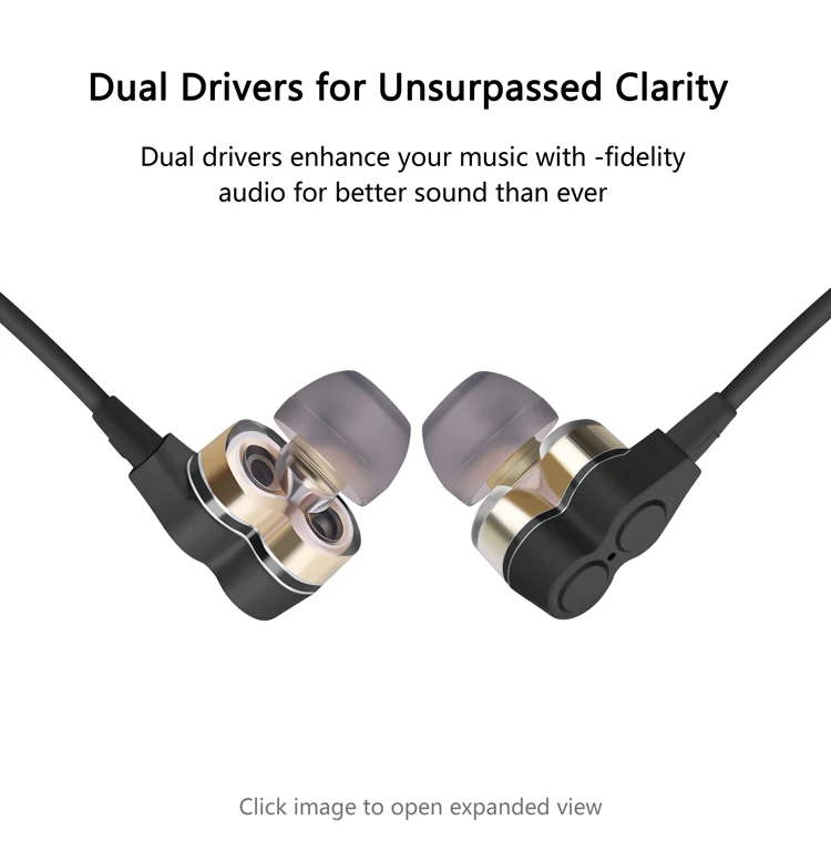 Stereo Wireless Remote Control Earbuds Earphone