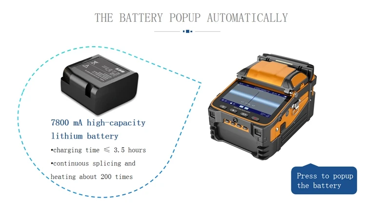 FTTH Fiber Optic Welding Splicing Machine เครื่องสไปส์ AI-9