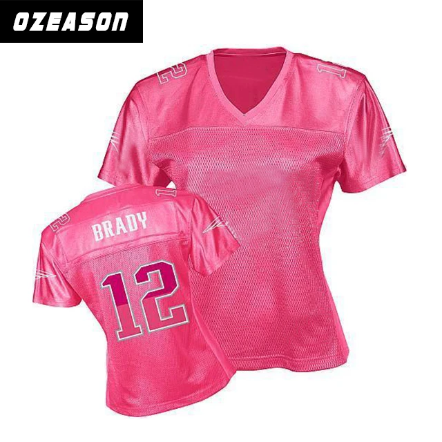 pink american football jersey