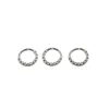 Nose ring copper stainless steel 316 pattern simple style