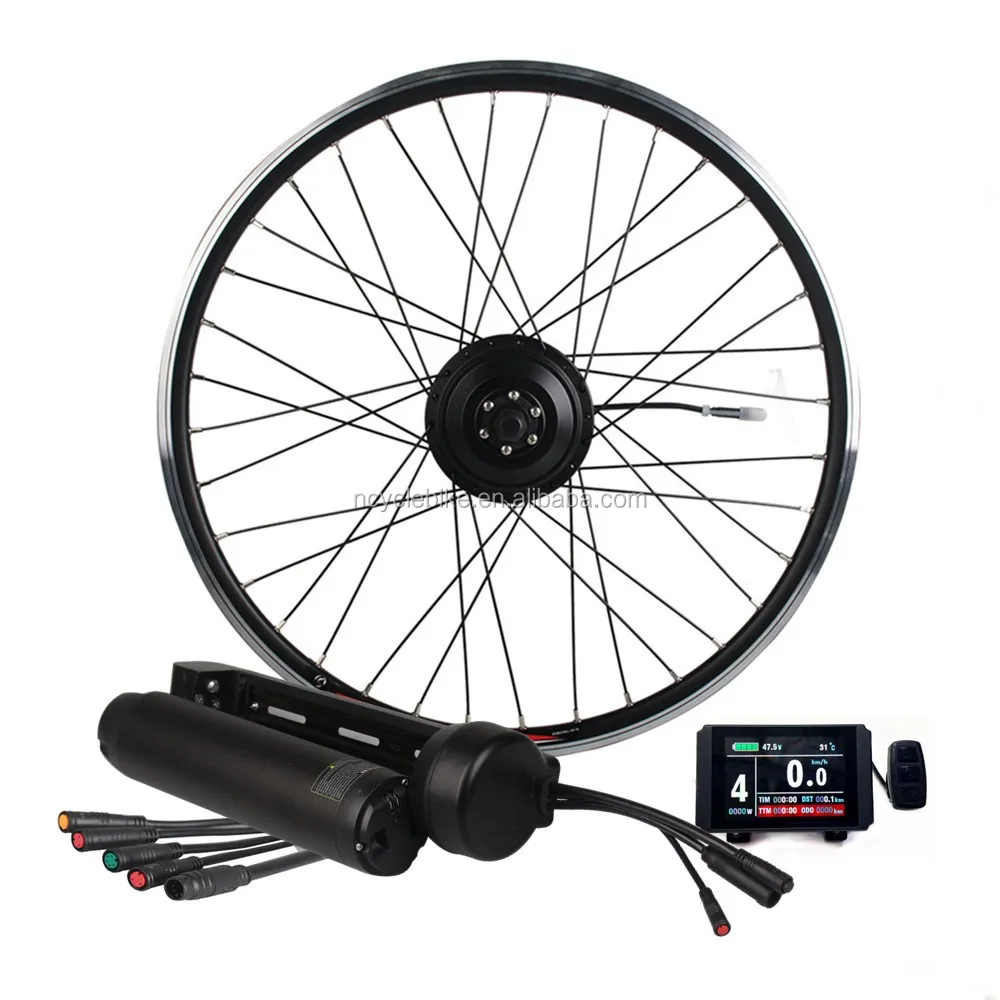 Built In Controller 16 20 24 26 28 Inch Electric Bike Conversion Kit