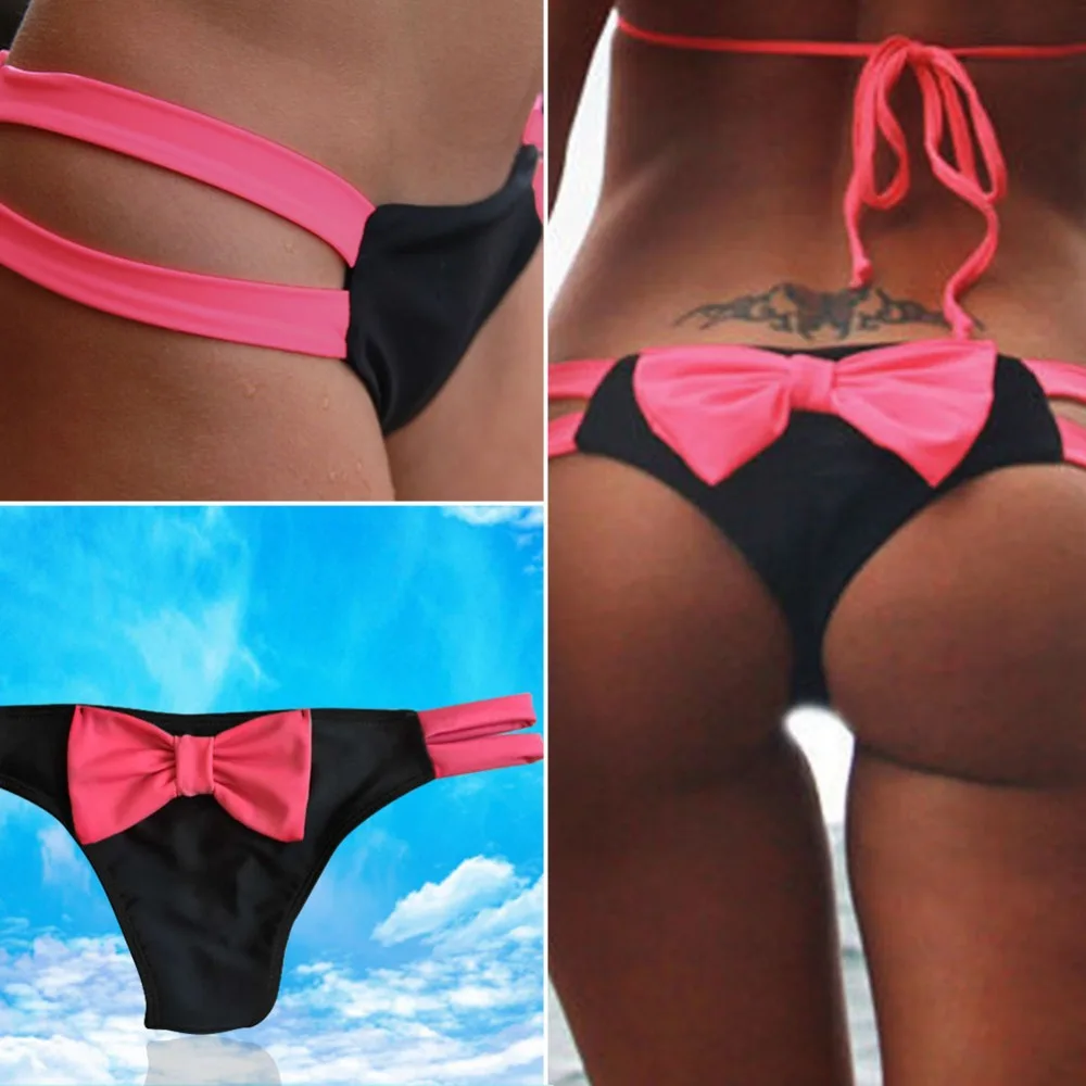 Thong style bottom cut swim brief