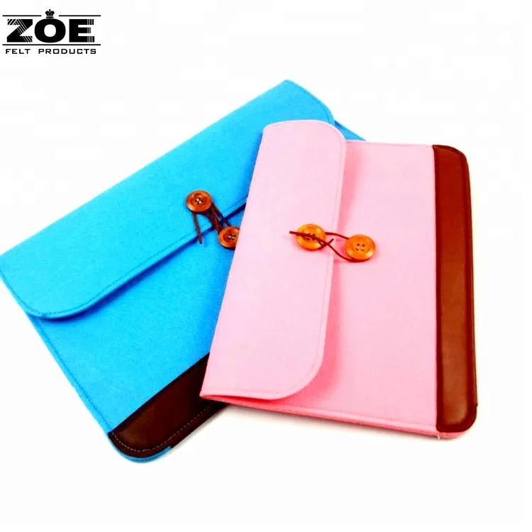 New Felt Envelope Sleeve Tablet Carrying Case Laptop Protective Bag For