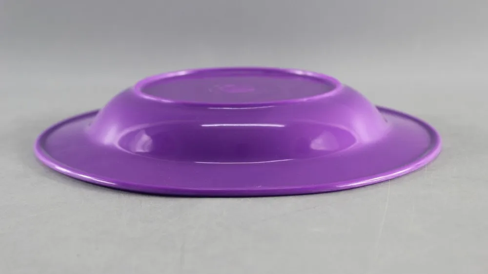 100%melamine purple plate