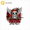 Pirates crossed knives custom heat transfer iron on clothing