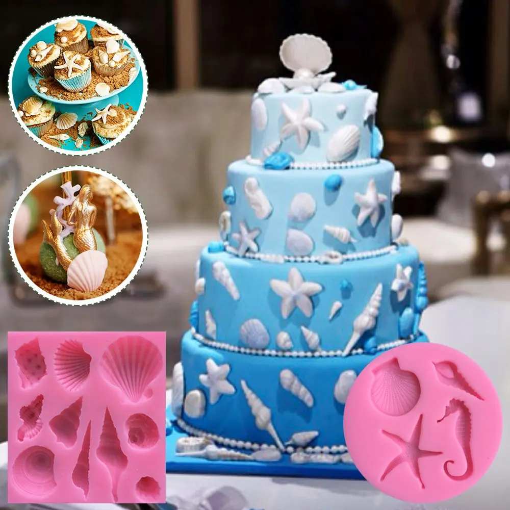 Moules En Silicone A Queue De Sirene Et En Forme De Coquillage Modele De La Vie De Mer Etoile De Mer Campus Hipppo Vente En Gros Moules A Fondant De Chocolat Buy Sirene Queue Moules Coquillage Moule Chocolat
