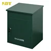 Gate mounted Rainproof Outdoor medium capacity Lockable Garden Mail Letter Security parcel Delivery Locker safe post box