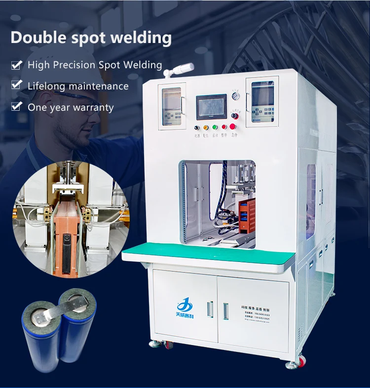 Precision Resistance Spot Welding Machine Lithium Ion Battery Cells