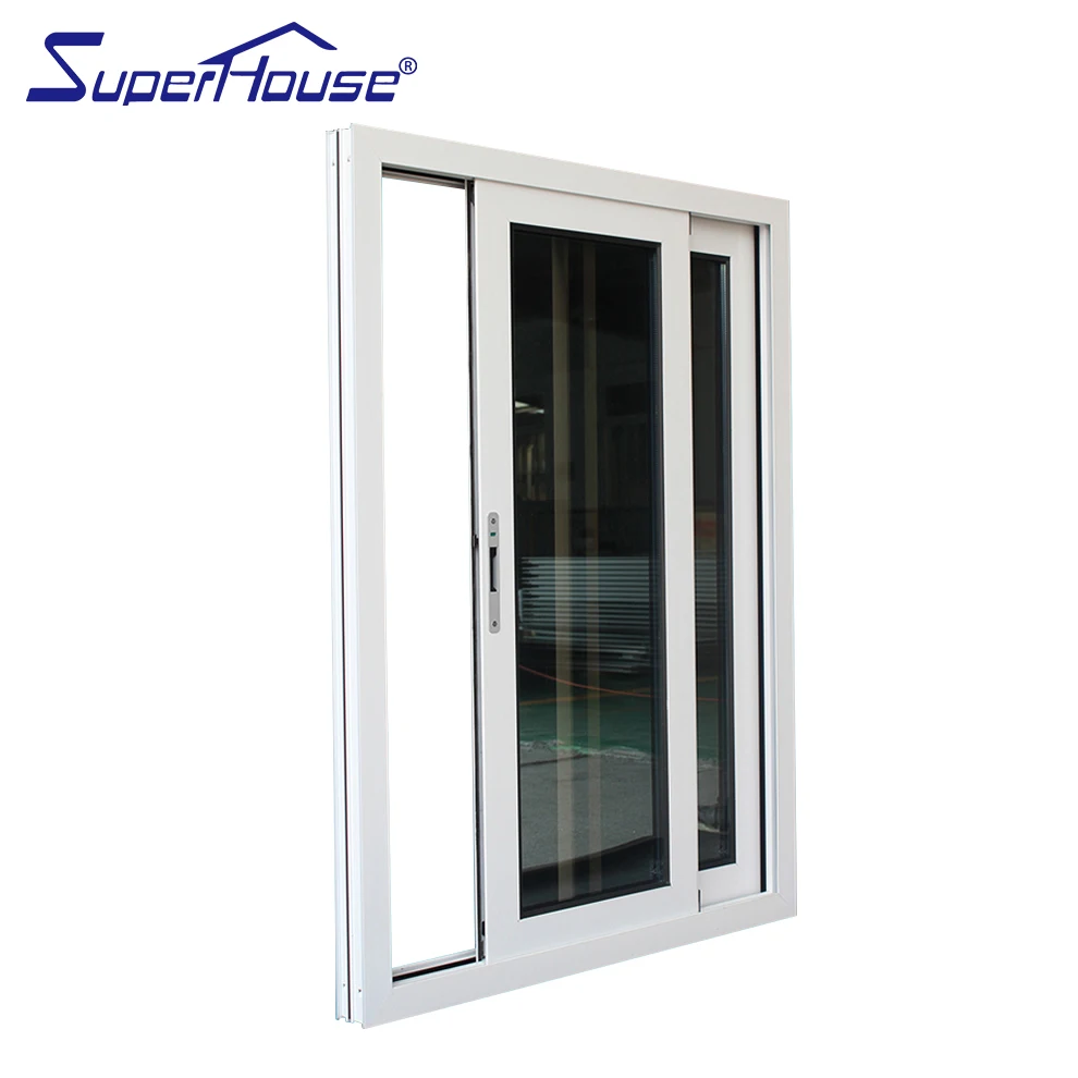 wholesales high quality slide window aluminum framed tempered glass sliding window