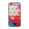 Fashion red heart cartoon flash Colors 3D Diamond Texture For iPhone X 7 8 Phone Case
