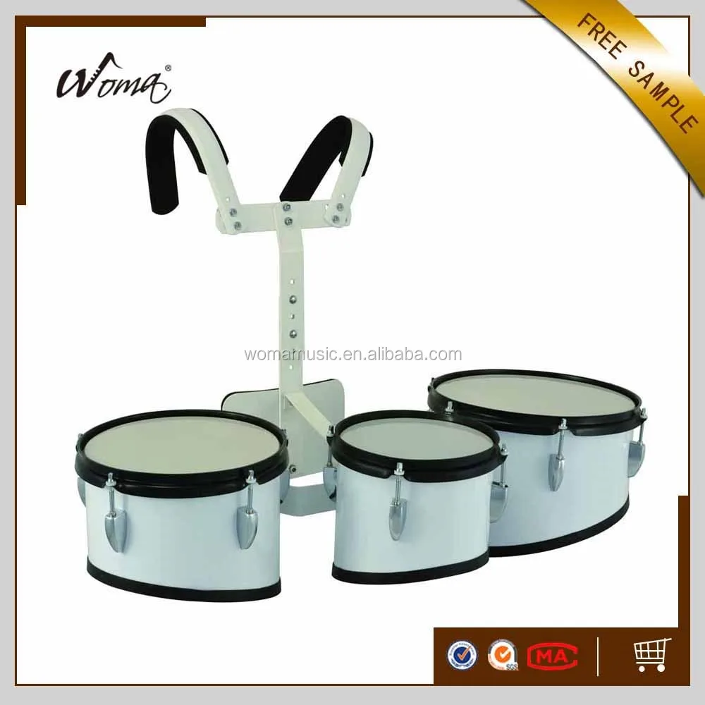 Hot Sale Triple Marching Tom Drums With Holder/trio Tom Drums Buy