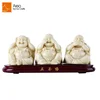 Lvory finish polyresin small figurines resin crafts laughing buddha