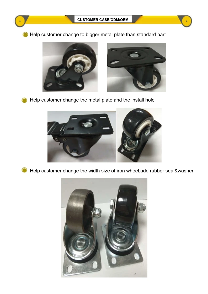 customer case caster wheel